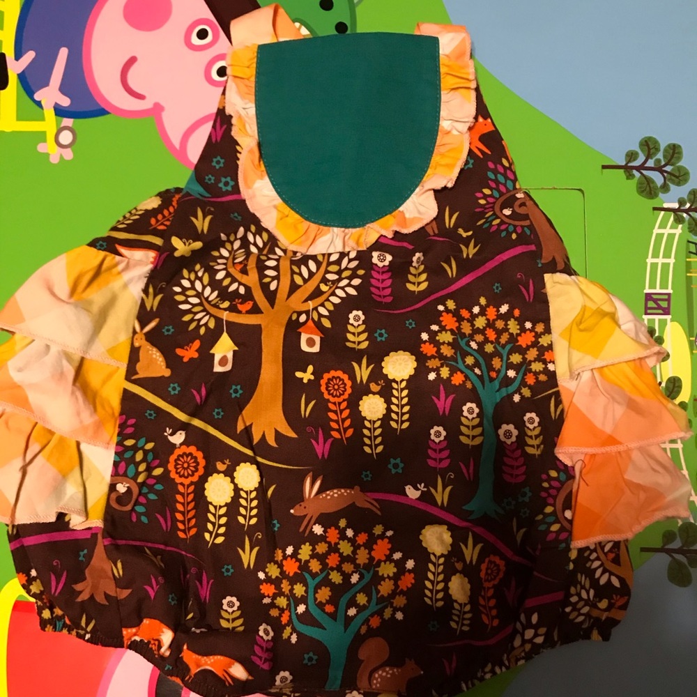 18m NWT RicRac&Ruffle bubble